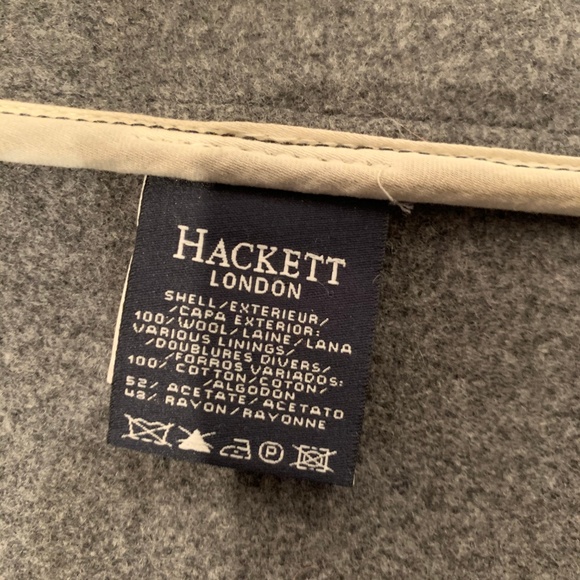 Hackett Pea Coat - Navy - 100% Wool - Picture 5 of 7